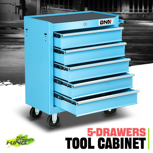 Blue drawers lockable - 5,